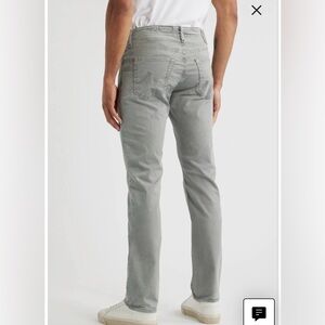 AG Adriano Goldschmied straight leg gray pants 33